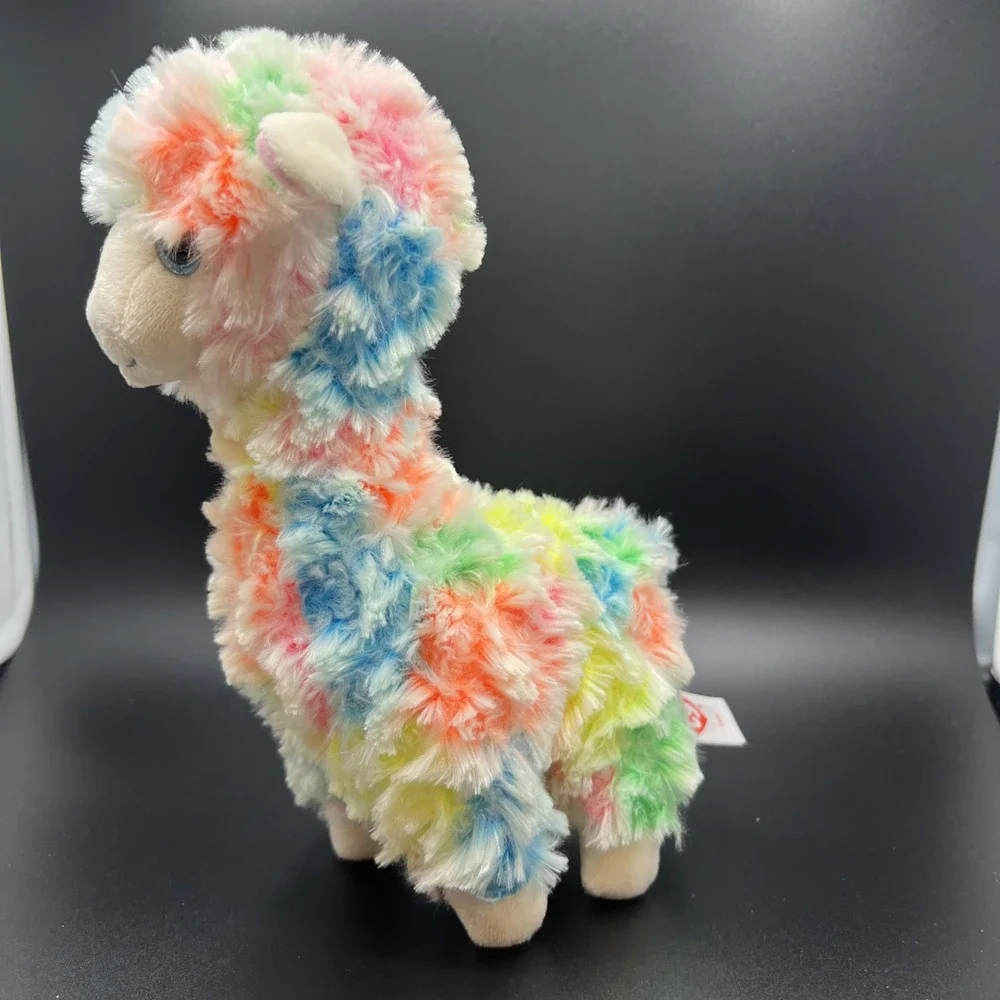 TY Beanie Baby - LOLA the Rainbow‎ Llama (6 inch) - Stuffed Animal Toy
